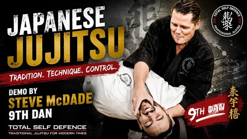 Steve McDade demonstrating Japanese Ju-Jitsu